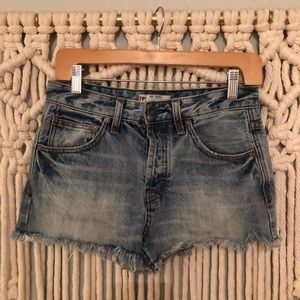 Free People Cutoff denim shorts size 25